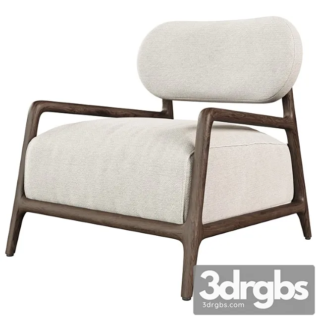 Tikamoon mindi romane armchair 3D Model Download Tikamoon mindi romane armchair 3D Model Download