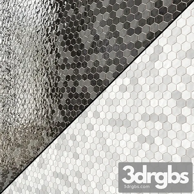 Tile Antislip Hexagon 5 Vidov 3D Model Download