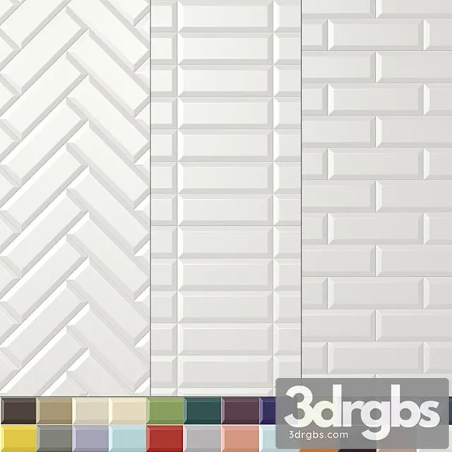 Tile ape loft (3 layouts 24 colors). 3D Model Download