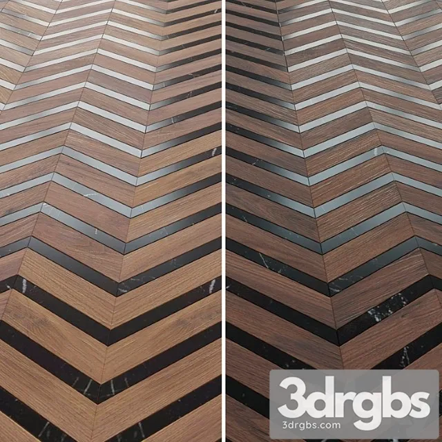 Tile atlas concorde marble chevron 3D Model Download