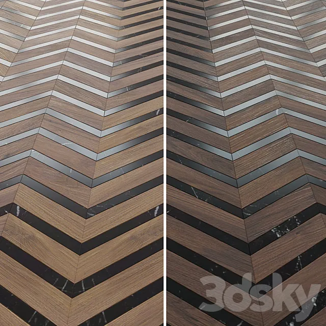 Tile Atlas Concorde. Marble Chevron 3DModel Tile Atlas Concorde. Marble Chevron 3DModel