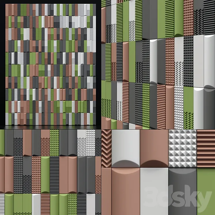 Tile Biscuit plain bianco 3D Model Free Download Tile Biscuit plain bianco 3D Model Free Download