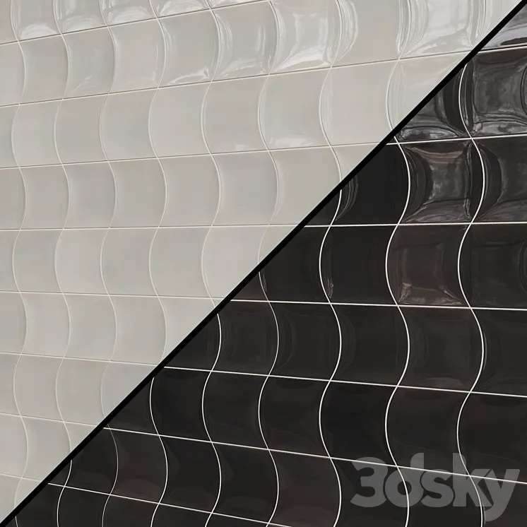 Tile Ceramic WAVE Equipe 3D Model Free Download Tile Ceramic WAVE Equipe 3D Model Free Download