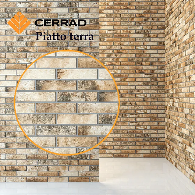 Tile Cerrad Piatto terra 3D Model Tile Cerrad Piatto terra 3D Model