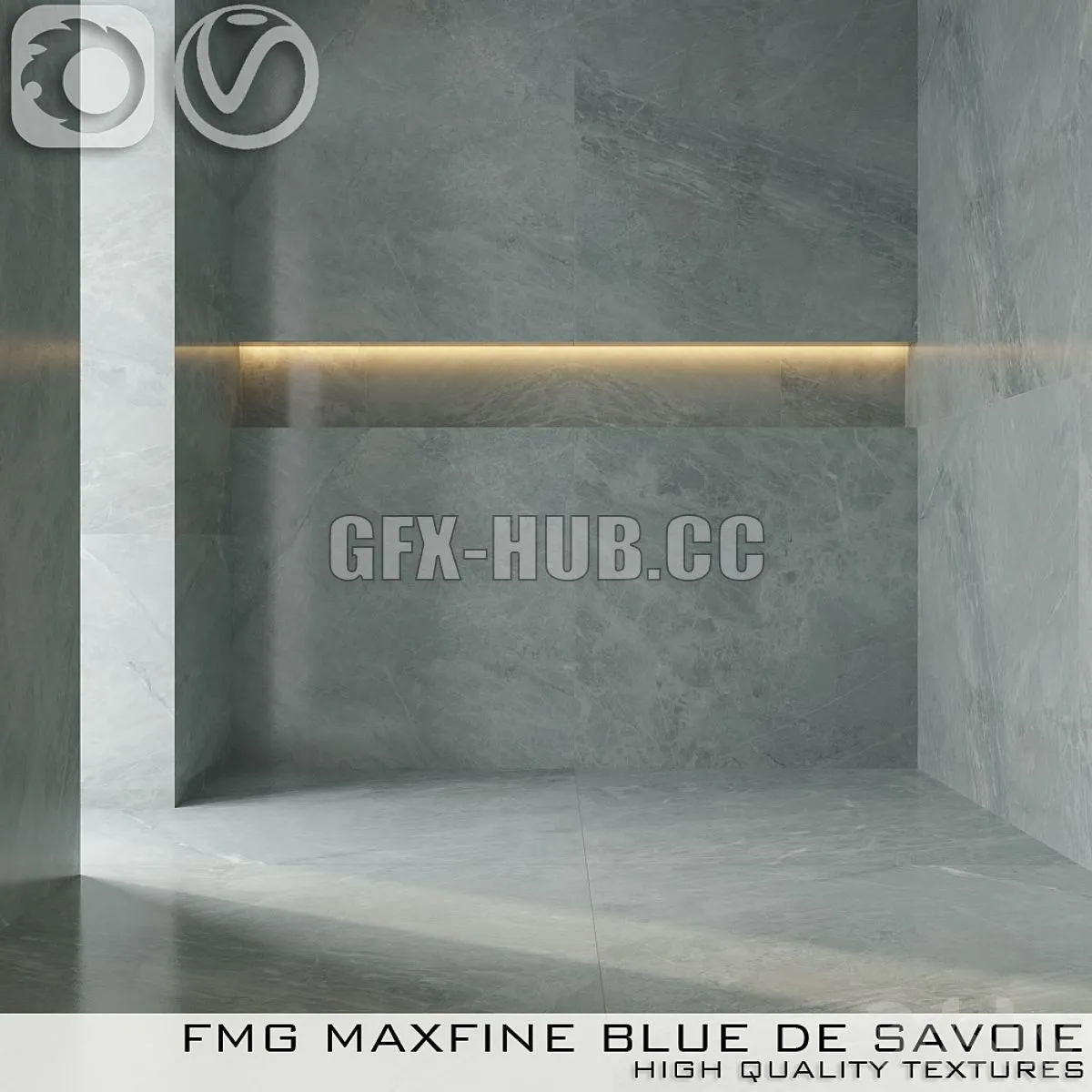 Tile FMG BLUE DE SAVOIE 3D Model Tile FMG BLUE DE SAVOIE 3D Model