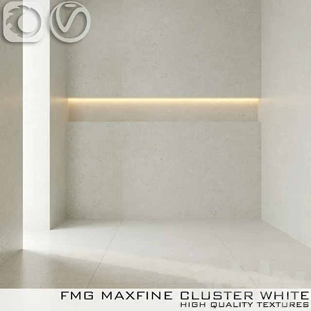 Tile FMG CLUSTER WHITE 3D Model Tile FMG CLUSTER WHITE 3D Model