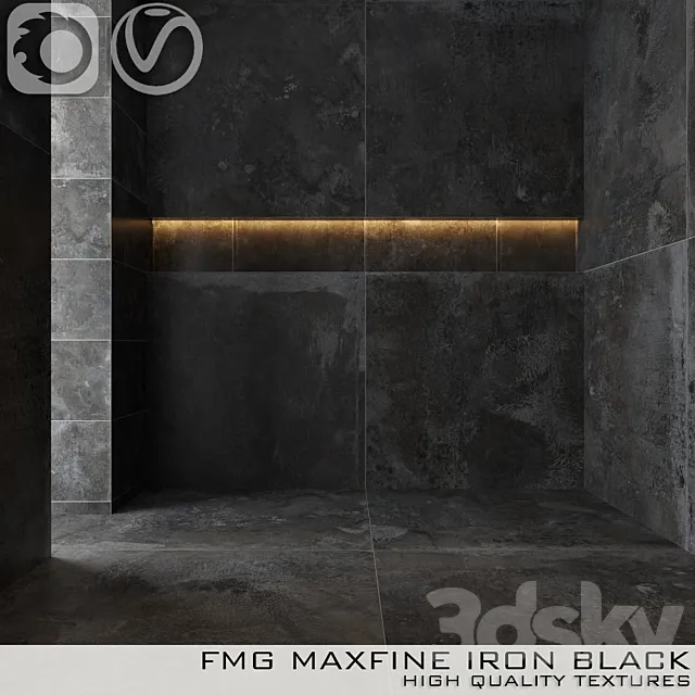 Tile FMG IRON BLACK 3D Model Tile FMG IRON BLACK 3D Model