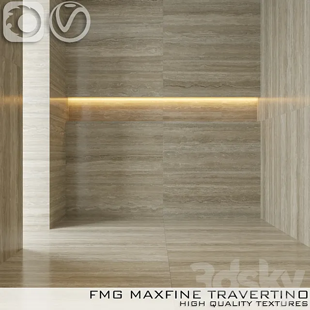 Tile FMG TRAVERTINO 3D Model Tile FMG TRAVERTINO 3D Model