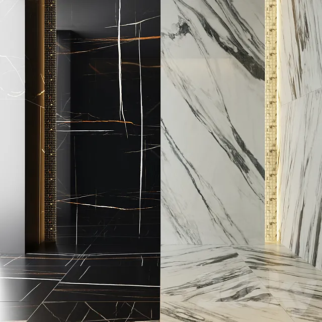 Tile Italon Charme Deluxe Set1 3DModel