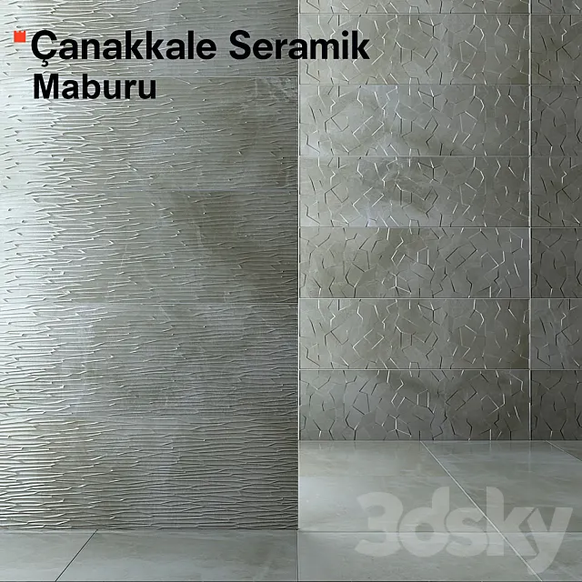 Tile Kale Maburu 3D Model Tile Kale Maburu 3D Model