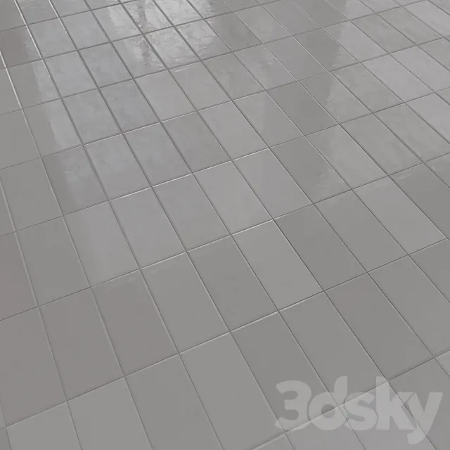 Tile Kerama Marazzi Tortona 7.4×15 3D Model Tile Kerama Marazzi Tortona 7.4×15 3D Model