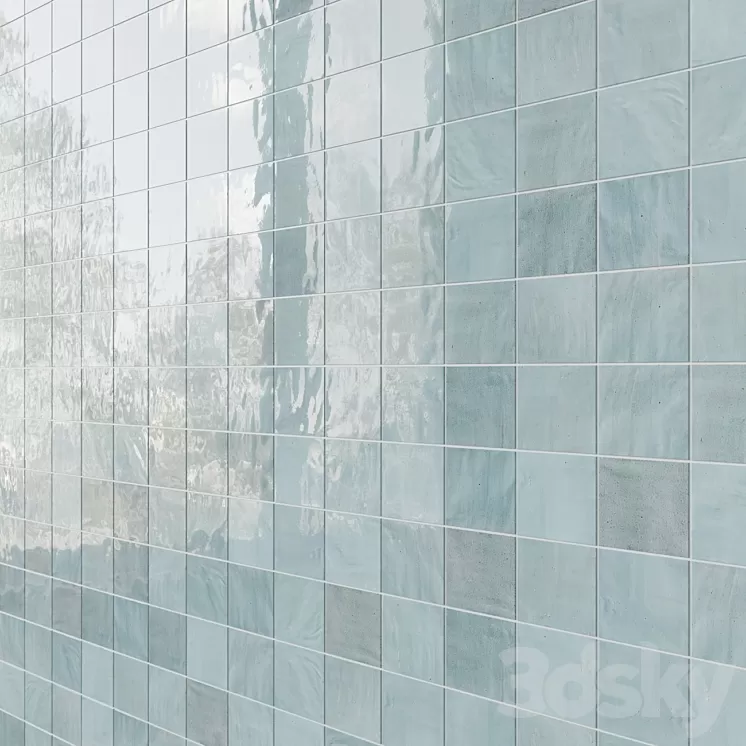 Tile Kingston Mosaic 3D Model Free Download