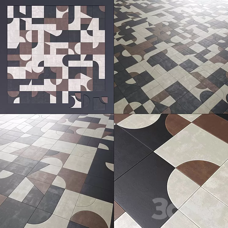 Tile Mutina Puzzle n1 3D Model