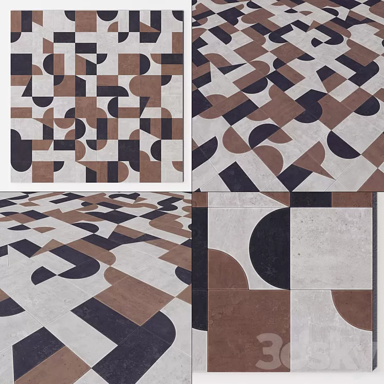 Tile Mutina Puzzle n2 3D Model
