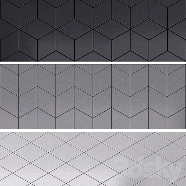 Tile ROMB 3D Model Tile ROMB 3D Model