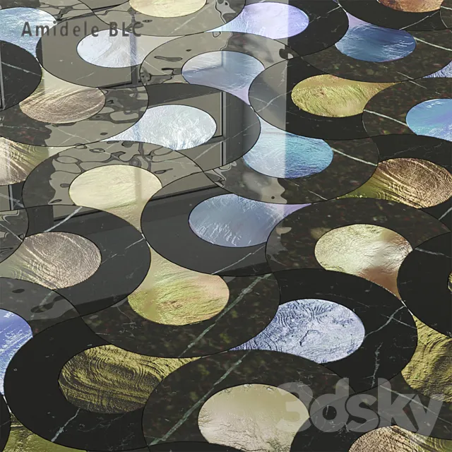 Tile Sicis SiciStone Amidele BLC 3DModel Tile Sicis SiciStone Amidele BLC 3DModel