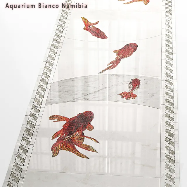 Tile Sicis SiciStone Aquarium Bianco Namibia 3D Model Tile Sicis SiciStone Aquarium Bianco Namibia 3D Model