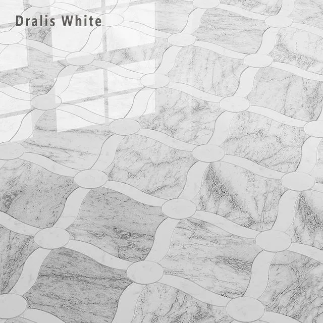 Tile Sicis Sicistone Dralis White 3D Model Tile Sicis Sicistone Dralis White 3D Model