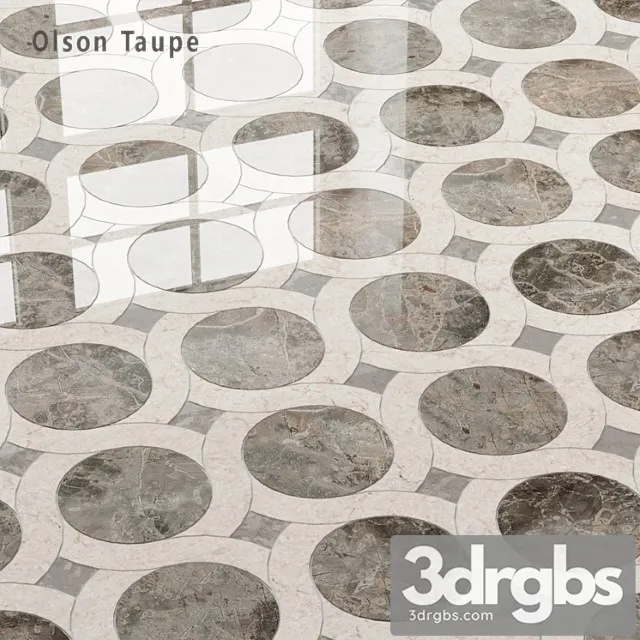Tile sicis sicistone olson taupe 3D Model Download