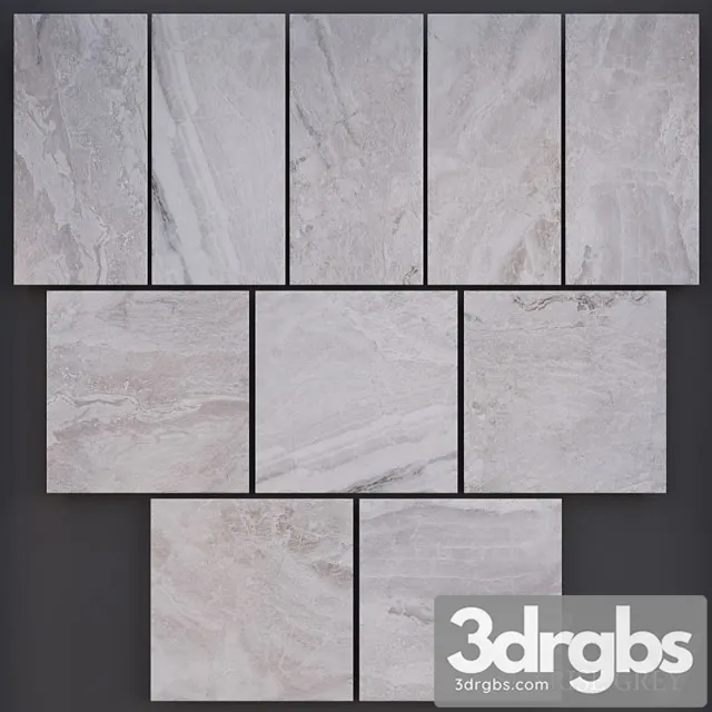 Tile Sunrise Grey 3D Model Download