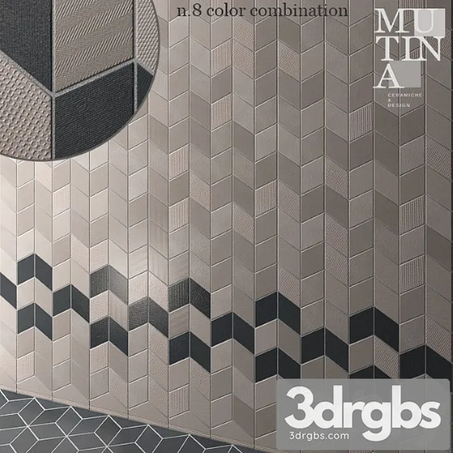 Tile TEX by Mutina Set 04 3D Model Download