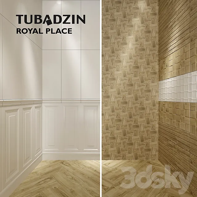 Tile Tubadzin Royal Place 3DModel Tile Tubadzin Royal Place 3DModel