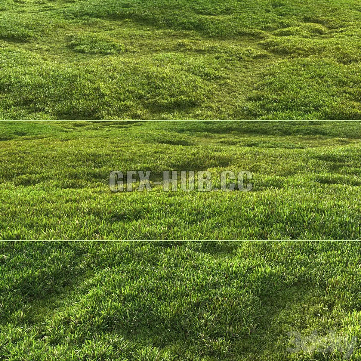 Tileable grass 3D Model Tileable grass 3D Model