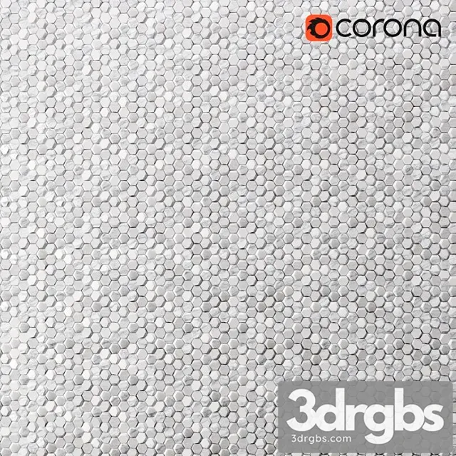 Tiles hexagon 3D Model Download