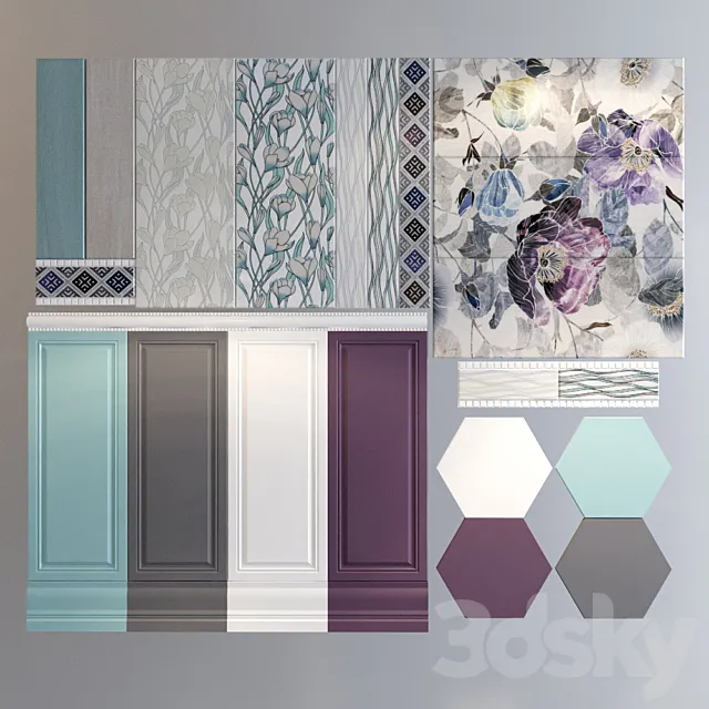 Tiles Lignano 3DModel Tiles Lignano 3DModel