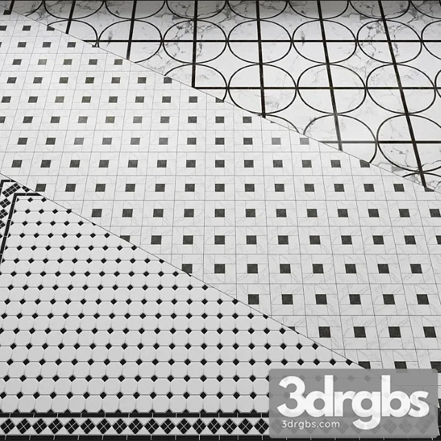 Tiles. set 1 3D Model Download