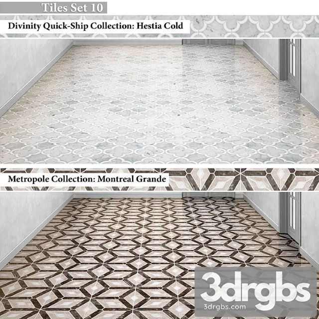 Tiles set 10 3D Model Download