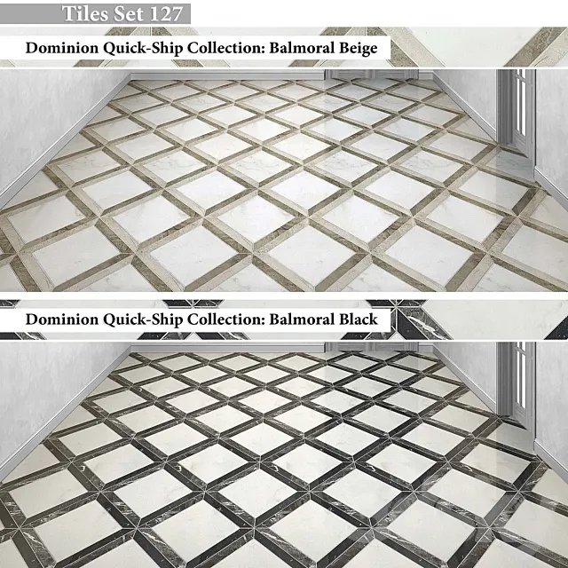 Tiles set 127 3D Model Tiles set 127 3D Model