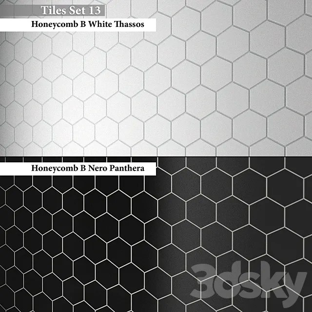 Tiles set 13 3D Model Tiles set 13 3D Model