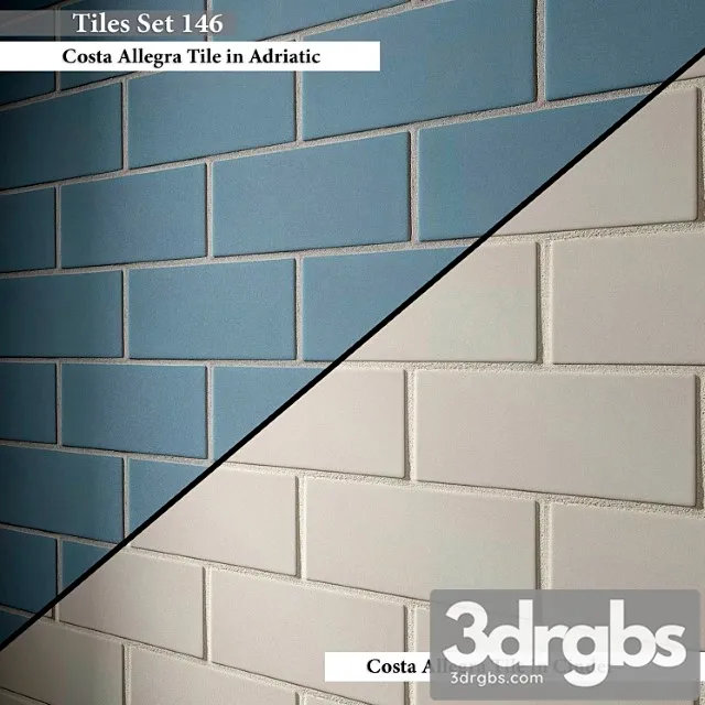 Tiles Set 146 3D Model Download