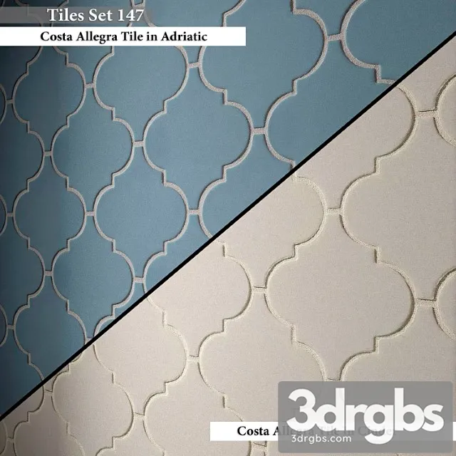 Tiles Set 147 3D Model Download