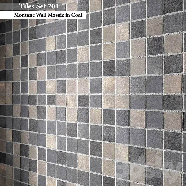 Tiles set 201 3D Model