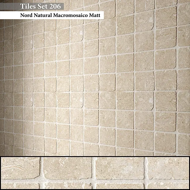 Tiles set 206 3D Model Tiles set 206 3D Model