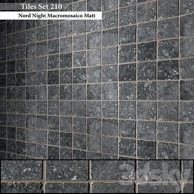 Tiles set 210 3D Model Tiles set 210 3D Model