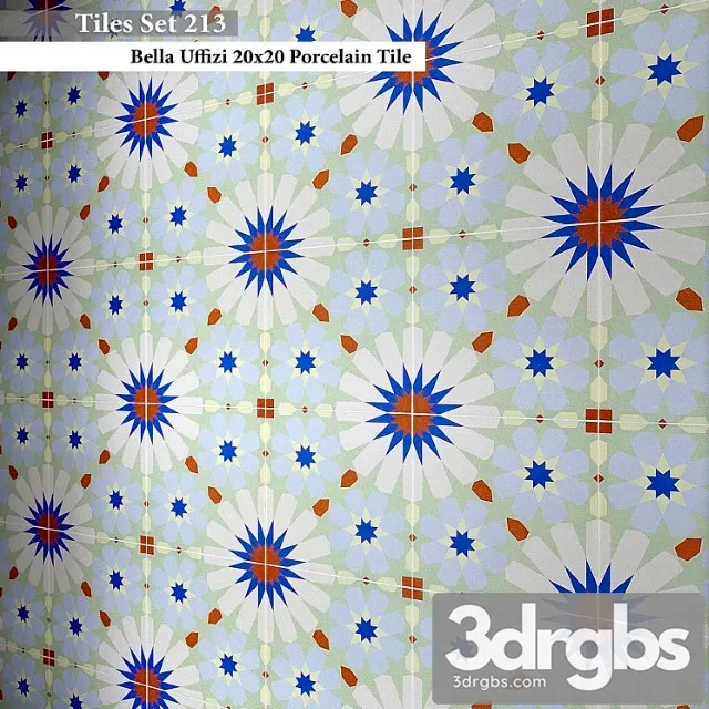 Tiles set 213 3D Model Download