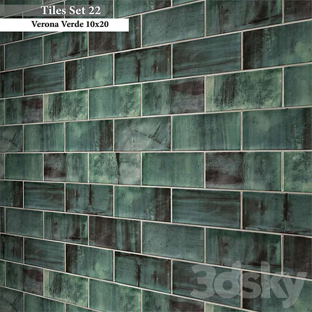 Tiles set 22 3DModel Tiles set 22 3DModel
