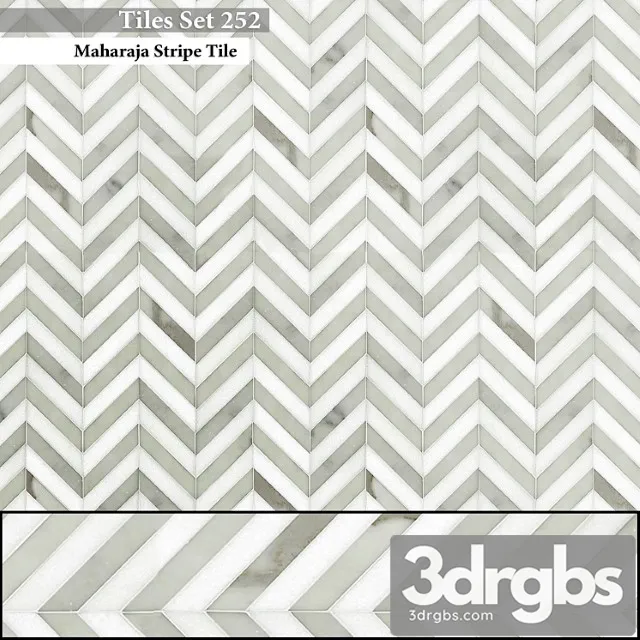 Tiles set 252 3D Model Download