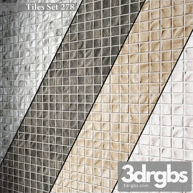 Tiles Set 278 3D Model Download
