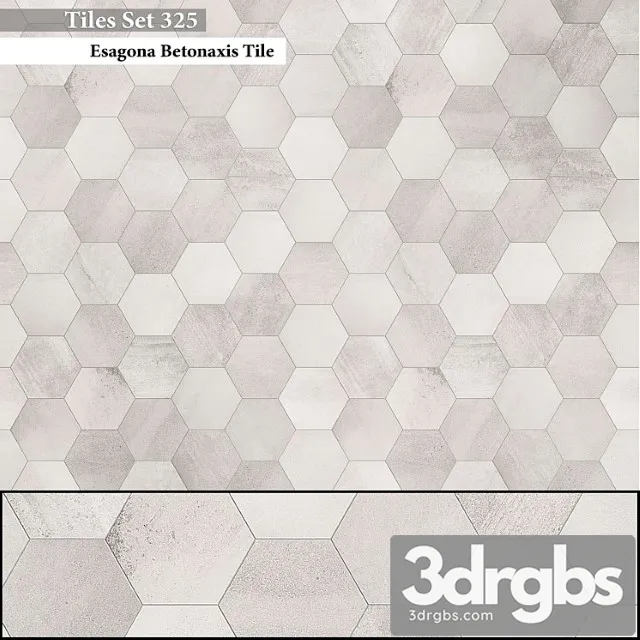 Tiles set 325 3D Model Download