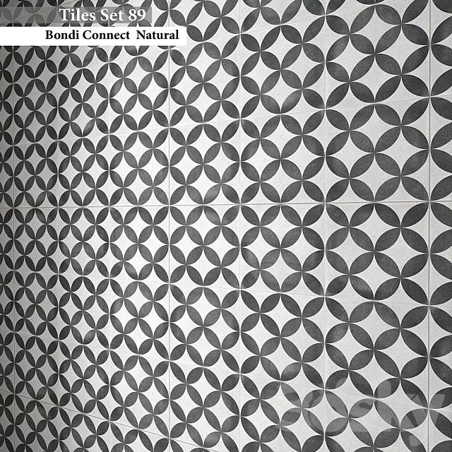 Tiles set 89 3D Model Tiles set 89 3D Model