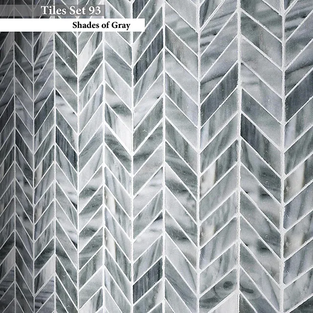 Tiles set 93 3D Model Tiles set 93 3D Model