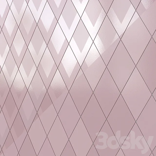 Tiles WOW FLOW DIAMOND 3D Model Tiles WOW FLOW DIAMOND 3D Model