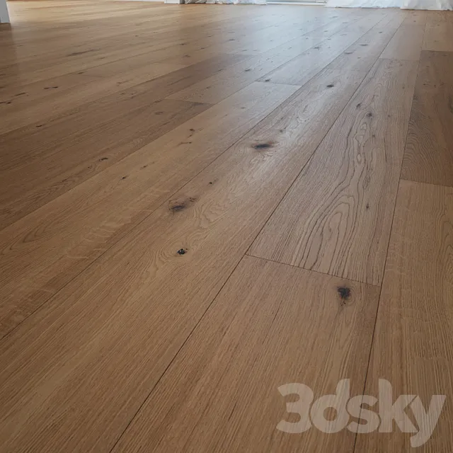 Time Wooden Oak Floor 3DModel