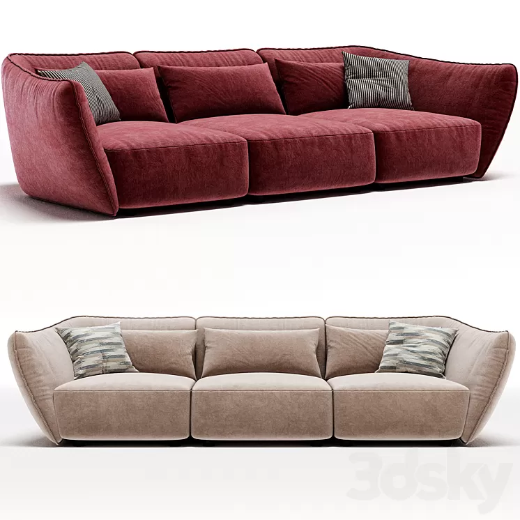TIMELESS Sofa By Natuzzi Italia 3D Model Free Download