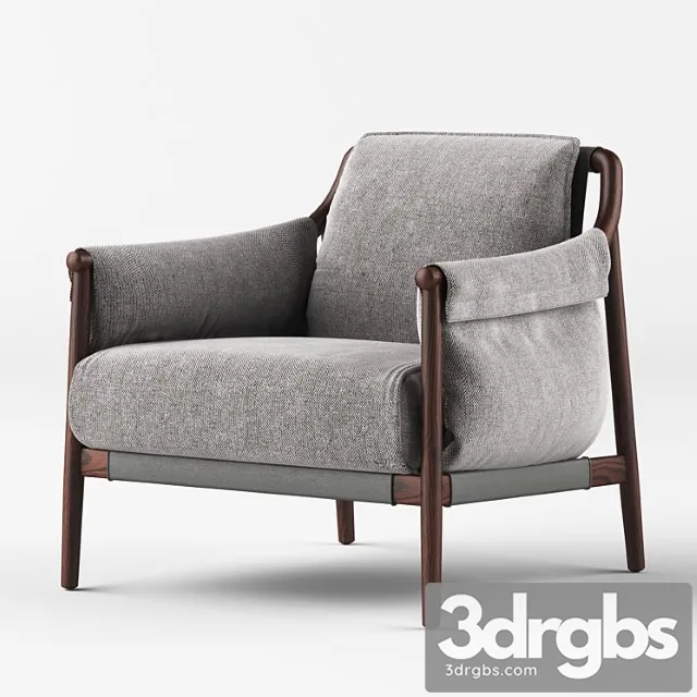 Times lounge by poltrona frau 2 3D Model Download Times lounge by poltrona frau 2 3D Model Download