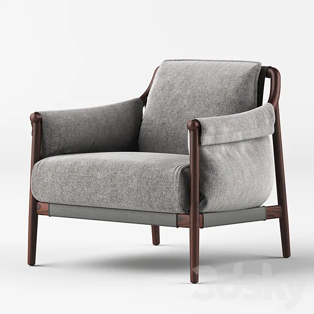 Times Lounge by Poltrona Frau 3DModel Times Lounge by Poltrona Frau 3DModel